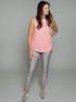 The Tie Back Tank - Gingham / Grey